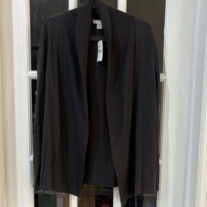 LOFT Black Open-Front Blazer